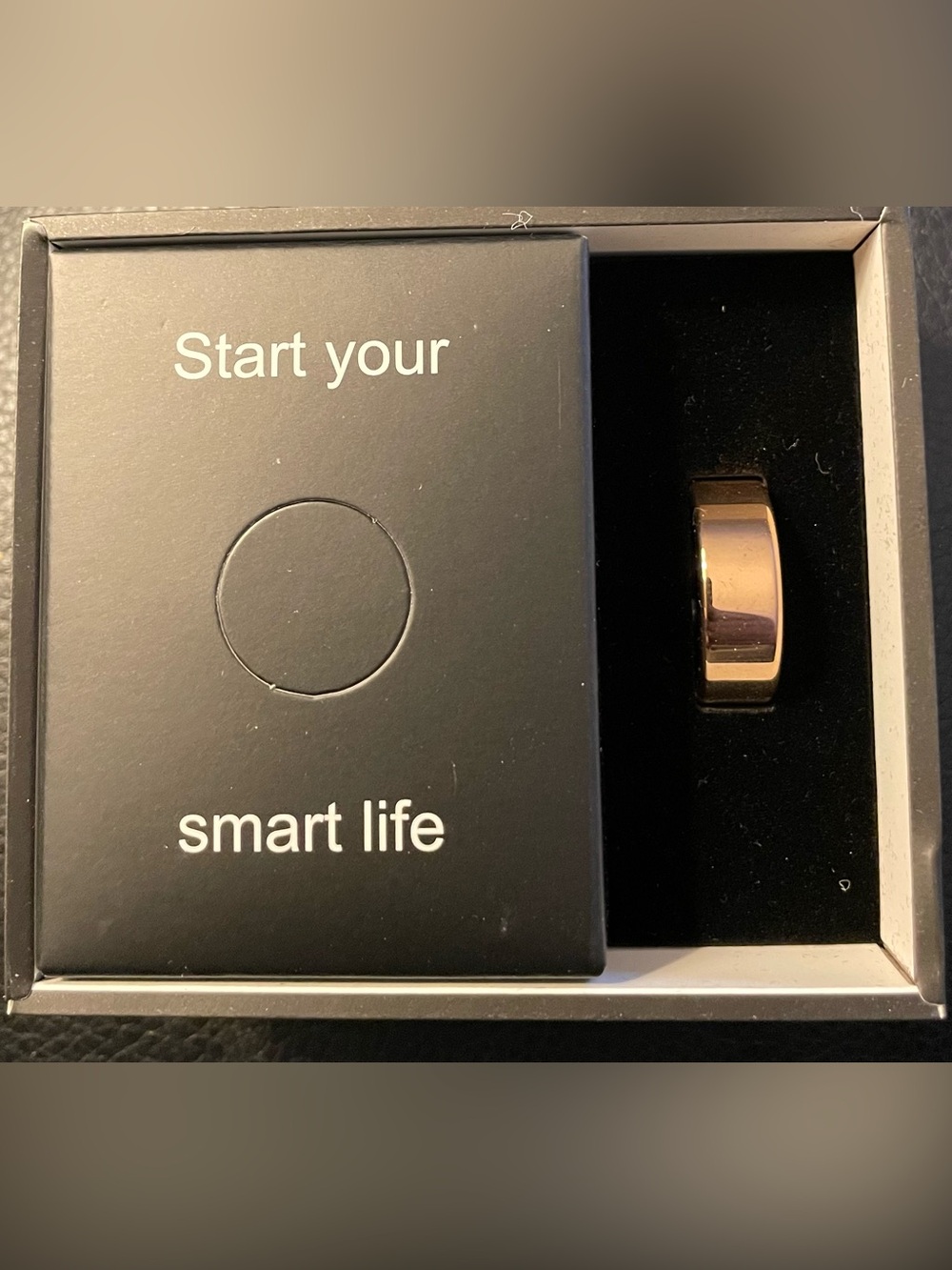 Smart Ring in Rose Gold - Minimal Smart Life Design